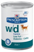 Hills PD Canine W/D - Хиллc WD Консервы для собак при диабете и снижении веса
