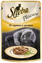 Sheba - Шеба плежер пауч для кошек курица/кролик