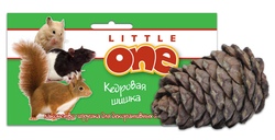 Little One Игрушка- лакомство для грызунов Кедровая шишка
