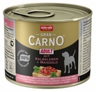Animonda Gran Carno Adult консеры для собак с телячьей печенью и мангольдом