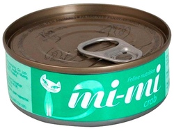 Mi-Mi - Ми Ми консервы для кошек с Тунцом и мясом краба в желе