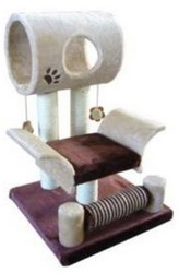 Fauna International Игровая площадка для кошек Limbo коричневая/бежевая