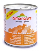 Almo Nature Classic  консервы для взрослых кошек Курицей и тунцом