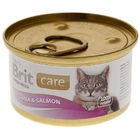 Brit Care консервы для кошек тунец с лососем