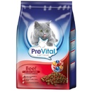 Prevital Beef Сухой корм для взрослых кошек с говядиной и овощами