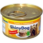 Gimborm Shiny Dog Джимпет Шани Дог консервы для собак Тунец с говядиной