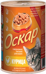 Оскар консервы для кошек Курица