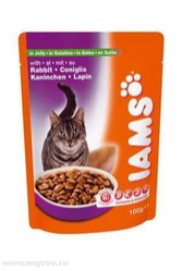 Iams Pouch - Ямс паучи для кошек (с кроликом)