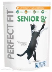 Perfect Fit Senior Сухой корм для зрелых кошек Курица