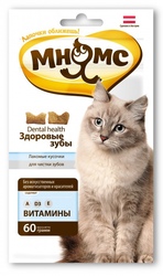 Лакомство Мнямс Дентал для кошек Здоровые зубы 60гр