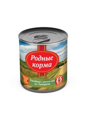 Родные корма Консервы для собак Говядина с рисом Азу по-татарски