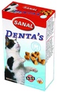 Sanal- Санал  Хрустящие Крокеты для ухода за полостью рта кошек + Вит.А,D,Е