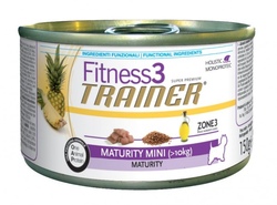 Trainer Fitness 3 Adult Mini Maturity Консервы для пожилых собак мелких пород Свинина/гречиха