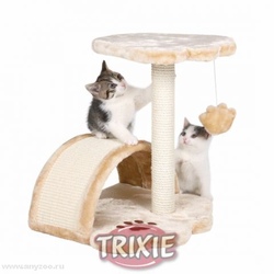 Trixie Когтеточка *Vitoria* с сиденьем бежевая 50см