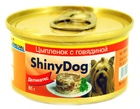 Gimborn Shiny Dog -Гимборн консервированный корм для собак Цыпленок/Говядина