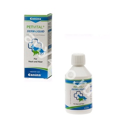 Canina Petvital Derm Liquid Канина Дерм ликвид Масло энотеры для кожи и шерсти для собак и кошек