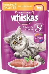 Whiskas Пауч для кошек Паштет Телятина