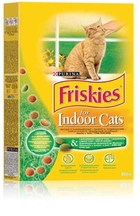 Friskies  Indoor Фрискис сухой корм для домашних кошек Курица с садовыми овощами