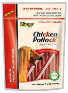 Wanpy Dog CC-01S Лакомство для собак Сендвичи Курица с сайдой