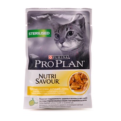Pro Plan Nutrisavior Adult Sterilised Пауч для стерилизованних кошек Курица в соусе