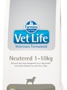 Farmina Vet Life Neutered Фармина диета для взрослых кастрированных собак массой до 10кг