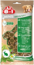 8 in 1 Minis Лакомство для собак с кроликом, травами и просом