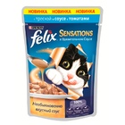 Felix Sensetions Пауч для кошек Треска, томат в соусе