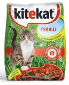 Kitekat - Китикет сухой корм кошек Гуляш с травами