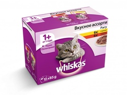Whiskas Промонабор Вискас Ассорти из 12 паучей
