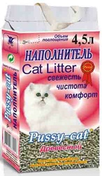 Пуси-Кет Наполнитель  древесный (красный)
