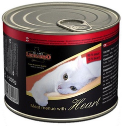 Leonardo Cat Food – Леонардо консервы для кошек  Мясо с сердцем