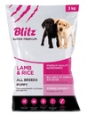 Blitz Puppy Lamb&Rice сухой корм для щенков с  Ягненоком и рисом