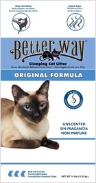 Better Way Original Formula Наполнитель для кошачьих туалетов, комкующийся без аромата