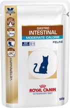 Royal Canin Gastro Intestinal Moderate Calorie Диета для кошек при нарушениях пищеварения (пауч)