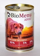 BioMenu Консервы для собак Мясное Ассорти