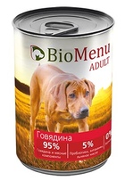 BioMenu Adult Консервы для собак Говядина 95%-Мясо