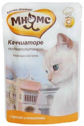 Мнямс Каччиаторе по-Неаполитански  пауч для кошек курица с томатами