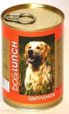 Dog Lunch - дог ланч консервы для собак цыпленок в желе