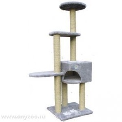 Зооник комплекс 4-х этажный д/кошек с лапками 460*760*1510