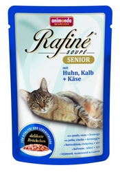 Animonda Rafine Soupe Senior пауч для кошек старше 7 лет Коктейль из мяса курицы,телятины и сыр