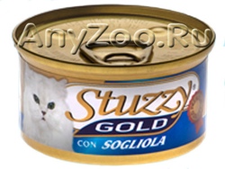 Stuzzy Gold мусс для кошек с Камбалой