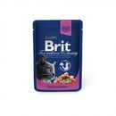 Brit Premium Брит Пауч для взрослых кошек Треска