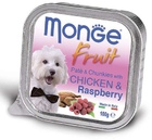 Monge Dog Fruit консервы для собак курица с малиной