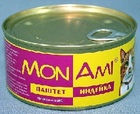 МонАми консервы для кошек индейка (паштет)