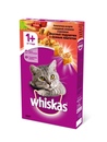 Whiskas Вискас сухой корм для взрослых кошек Подушечки нежный паштет говядина/кролик
