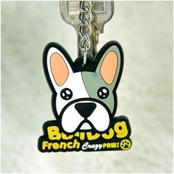 Crazy  Paws Брелок для ключей Французский бульдог арт. CPAC015-KC 5207
