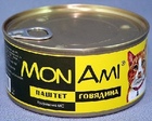 МонАми консервы для кошек говядина (паштет)