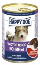 Happy Dog - Хэппи Дог консервы для собак Линия чистое мясо (конина)