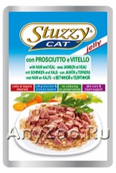 Stuzzy Cat  пауч для кошек с Ветчиной и телятиной в желе