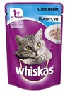 Whiskas Вискас Пауч Крем-суп с Лососем для кошек